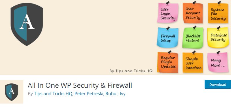 All In One WP Security & Firewall