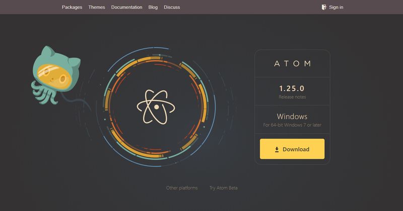 Atom Source Code Editor