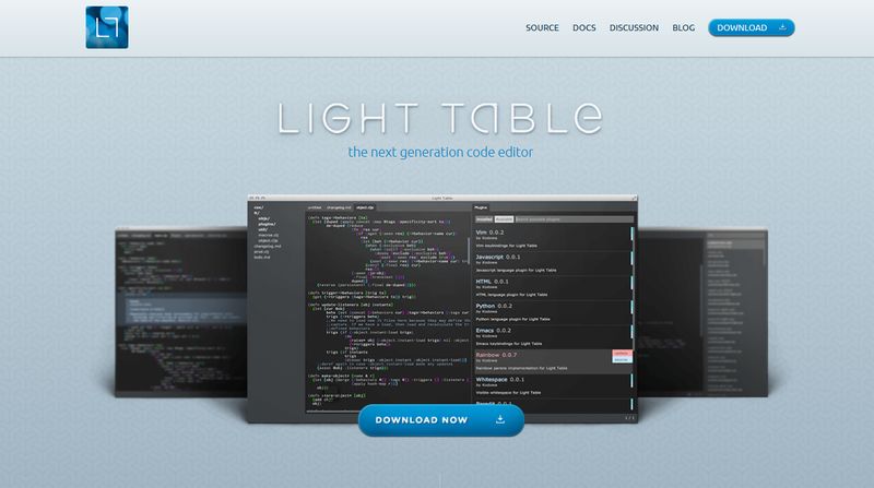 Light Table Code Editor