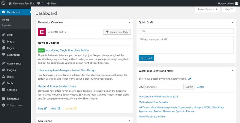Elementor Page Builder - Overview Widget