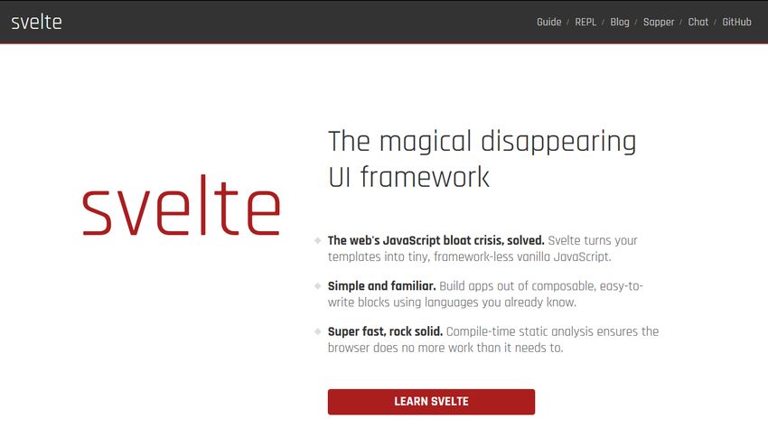 Svelte JavaScript Framework