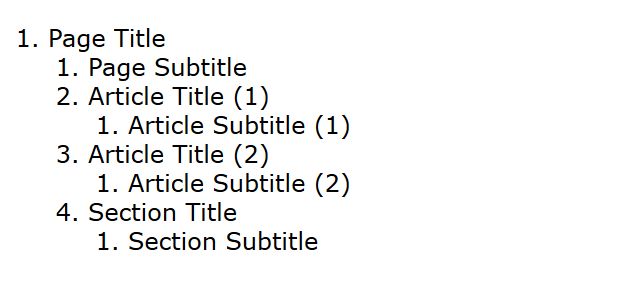 HTML5 semantic tags