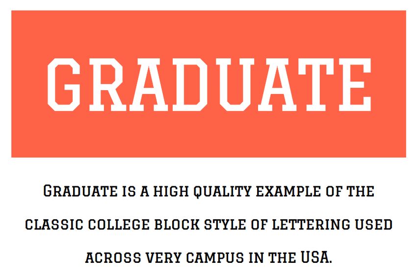 Graduate Variable Font