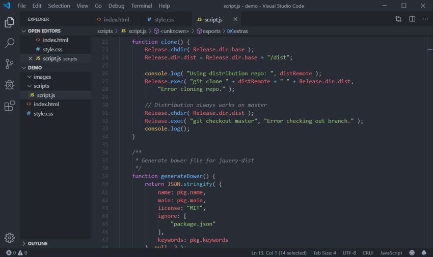 One Dark Pro VS Code theme