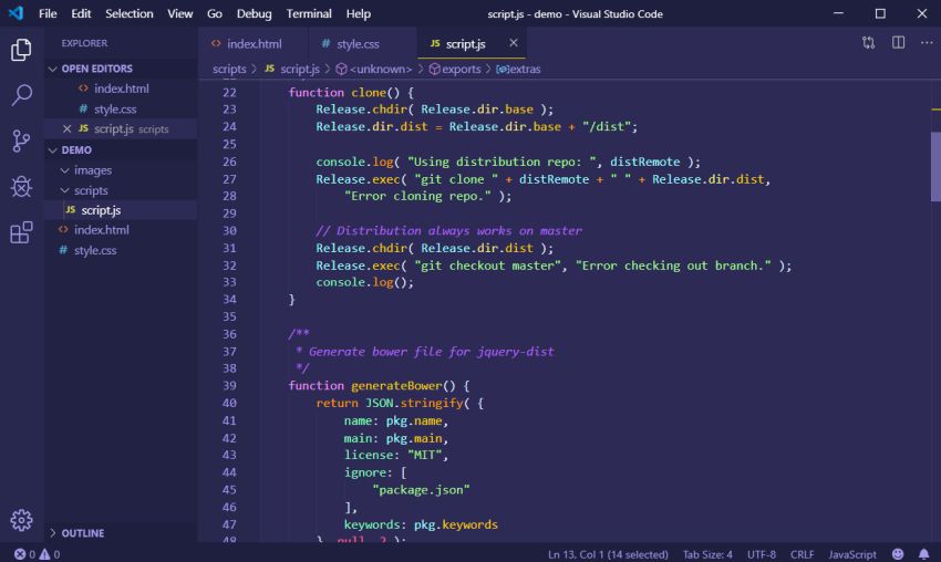 Shades of Purple VS Code Theme